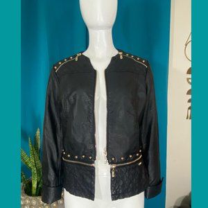 FDJ French Dressing Women's Black Leather Jacket